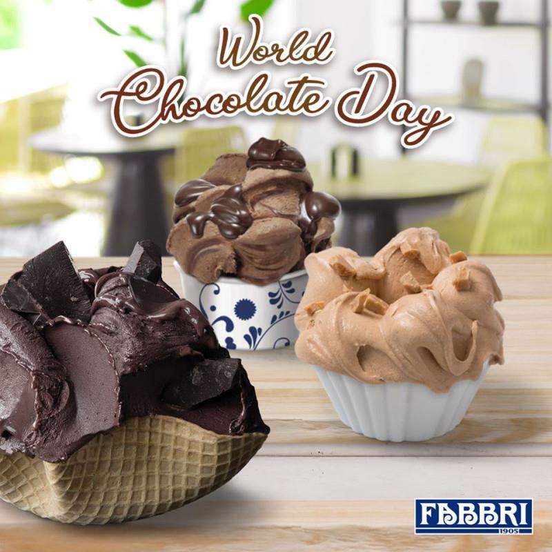 World Chocolate Day…. Scopri la golosa selezione di Fabbri per i Maestri artigiani del gelato!
