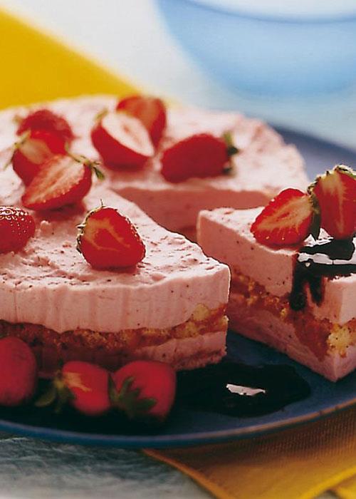 Torta gelata alle Fragole Fabbri