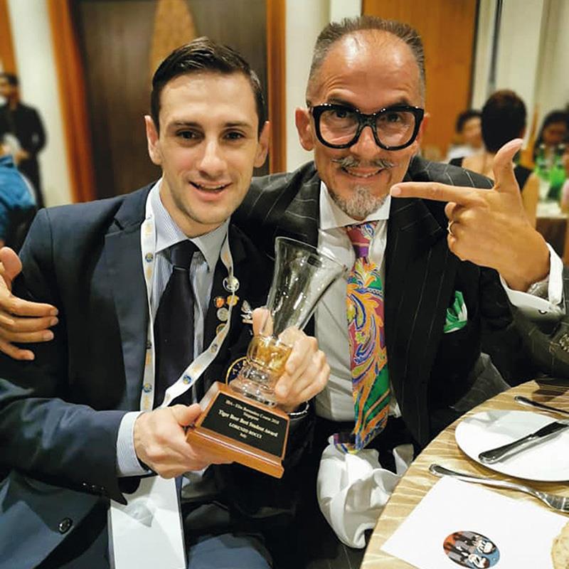 Lorenzo Rocci, miglior studente dell'Elite Bartenders Course dell'IBA