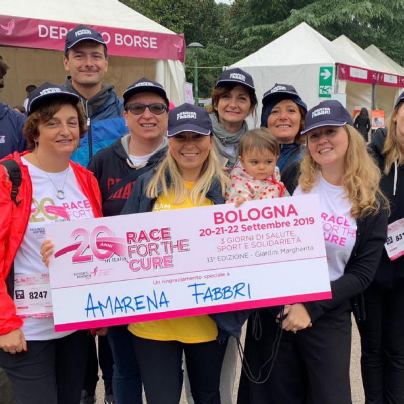 Fabbri 1905 sostiene Race for the Cure