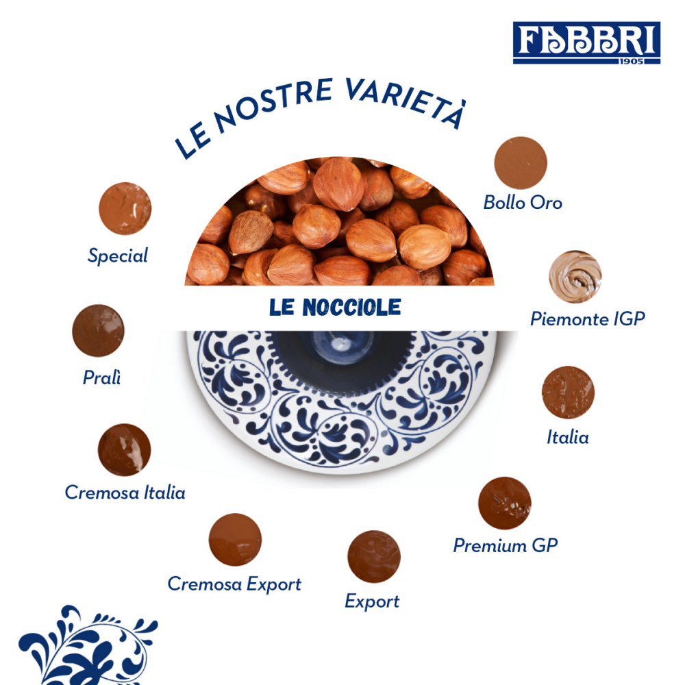 Paste di Nocciola Fabbri: qualità per i professionisti della gelateria e pasticceria