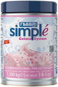 Simplé Zucchero Filato Rosa