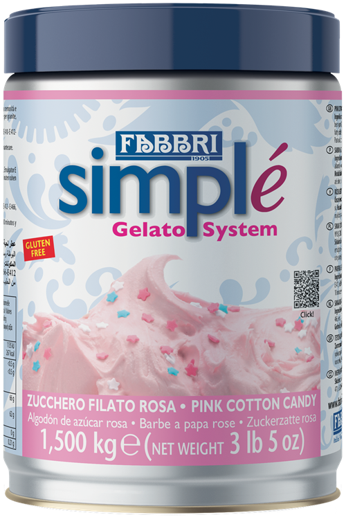Simplé Zucchero Filato Rosa