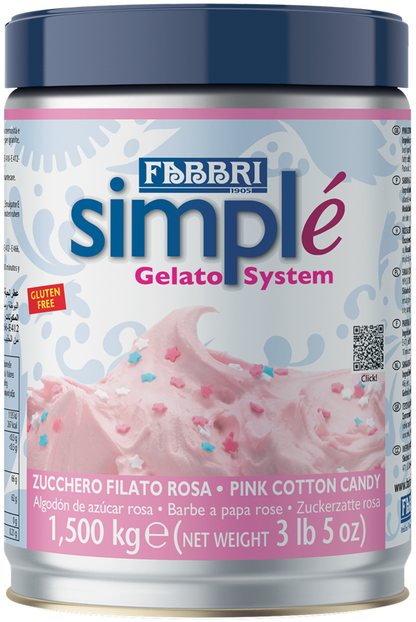 Simplé Zucchero Filato Rosa