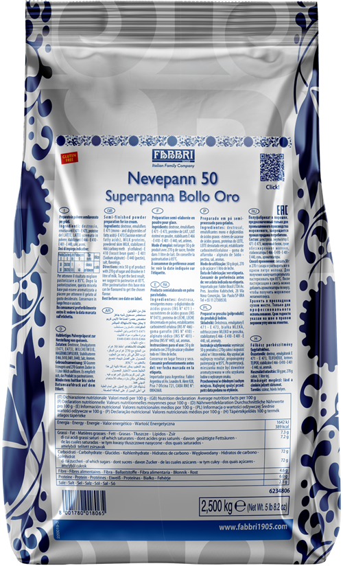 Nevepann 50 Bollo Oro