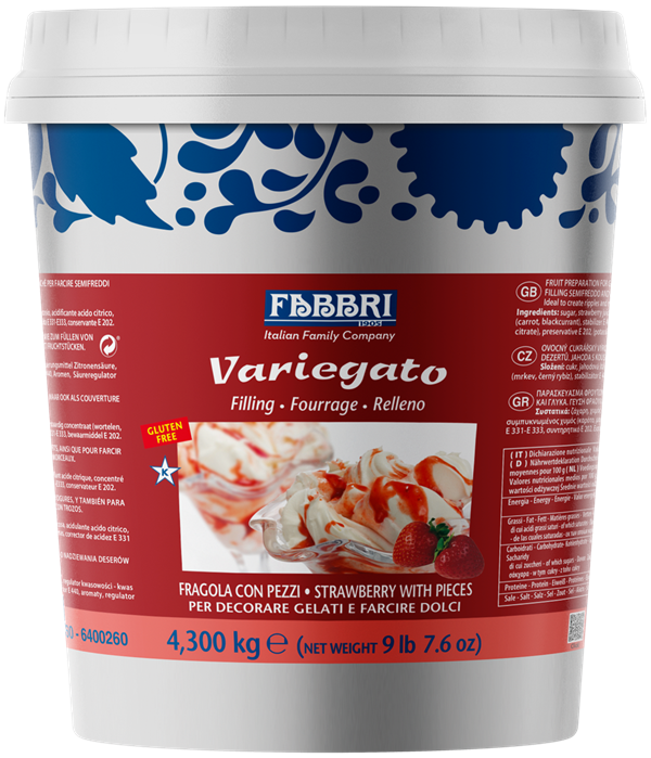 Variegato Fragola con pezzi