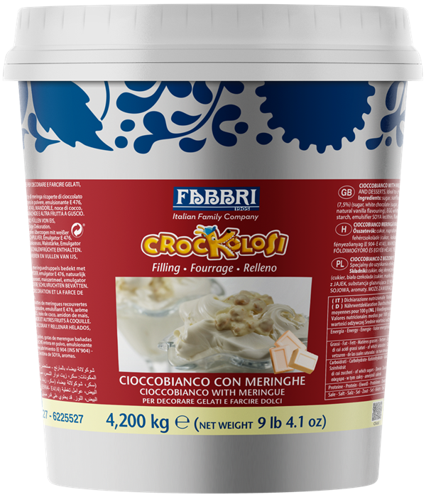 Crockolosi Cioccobianco con meringhe