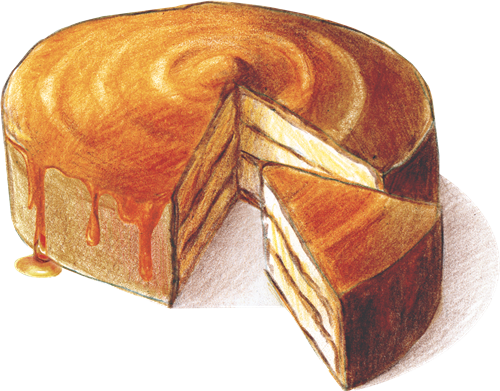 Caramel cake