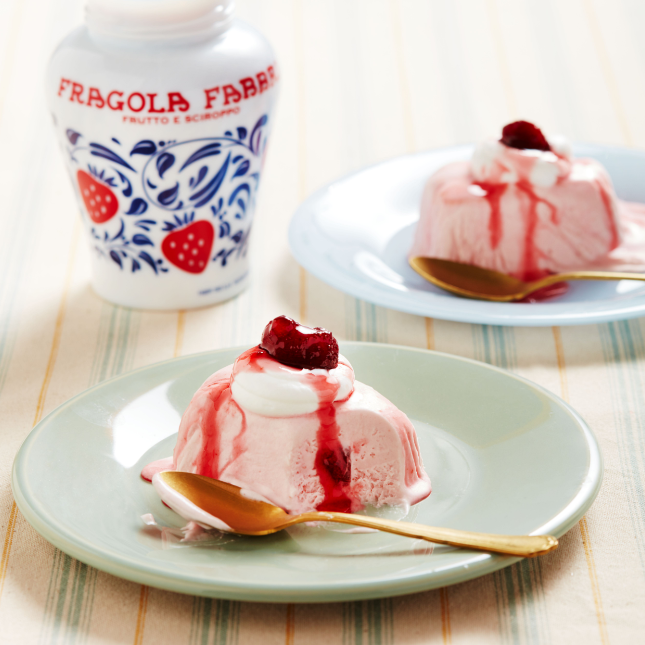 Semifreddo allo yogurt e Fragola Fabbri