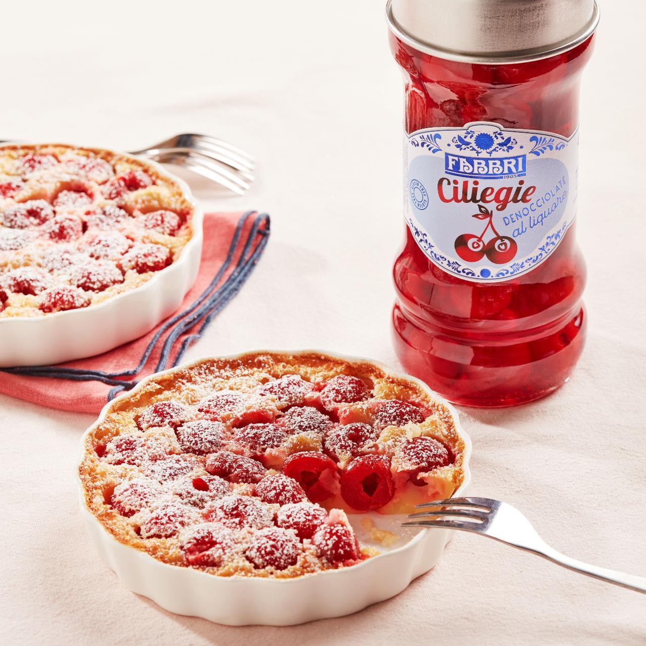 Clafoutis con Ciliegie al liquore Fabbri