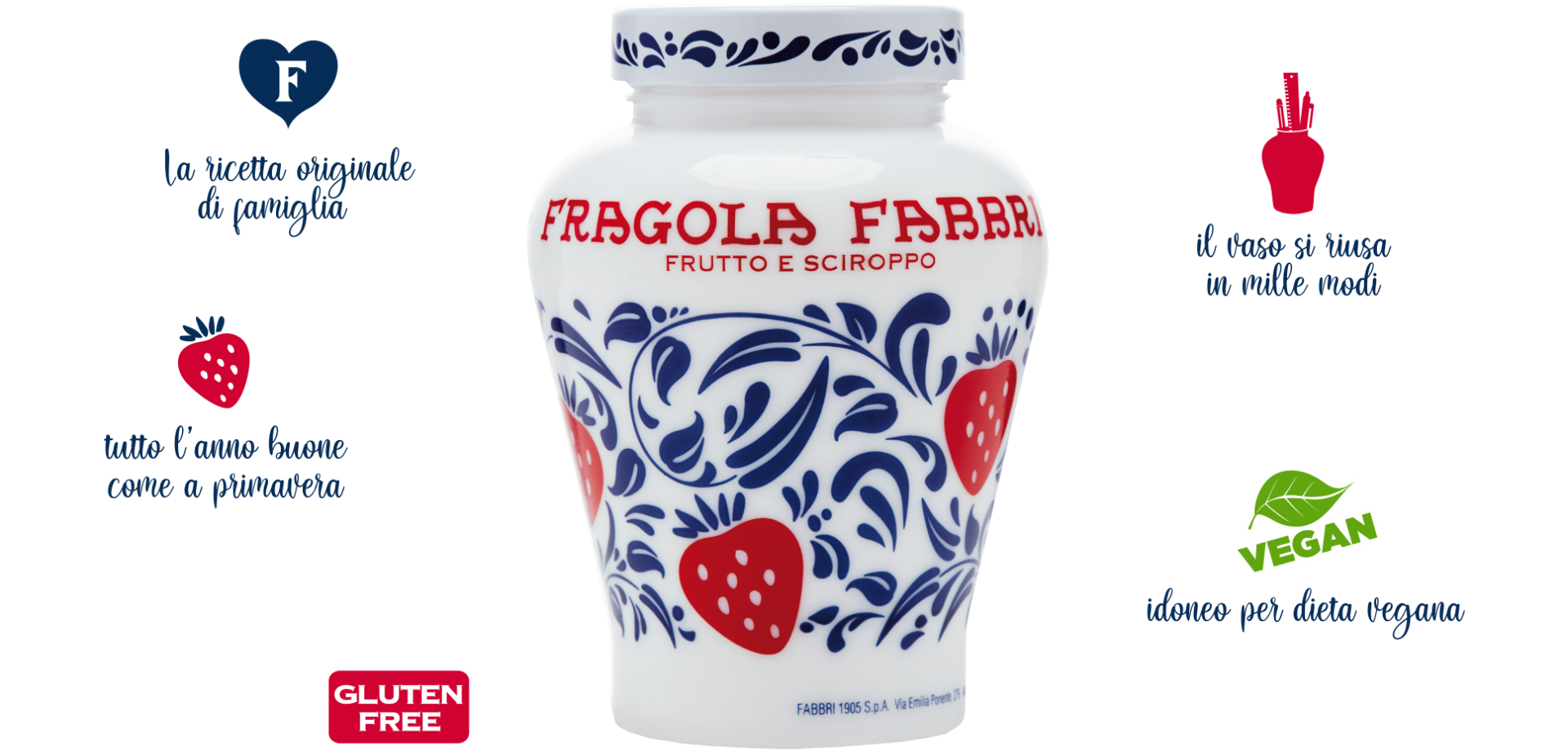 Prodotti Fragola Fabbri