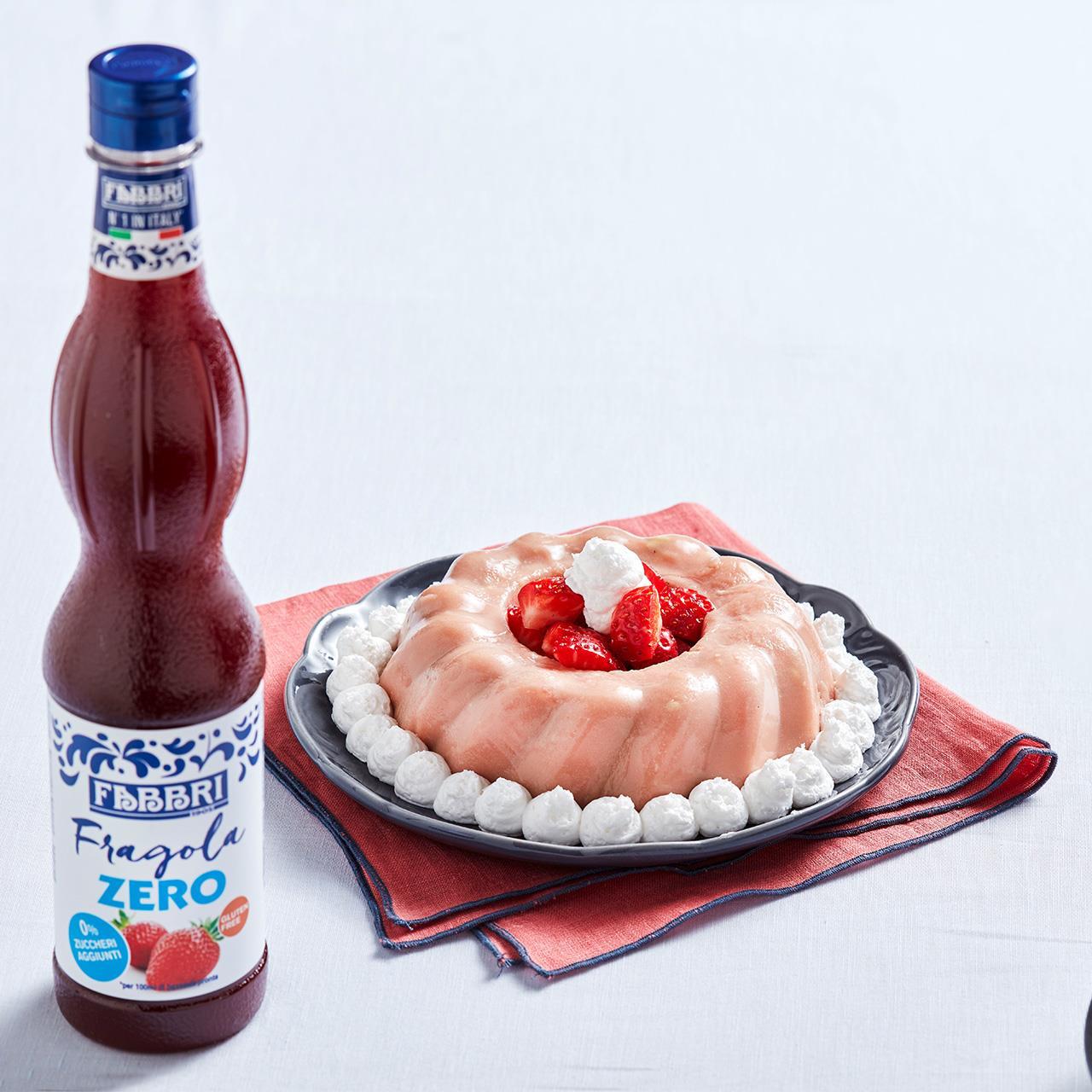 Bavarese con Fragola ZERO Fabbri