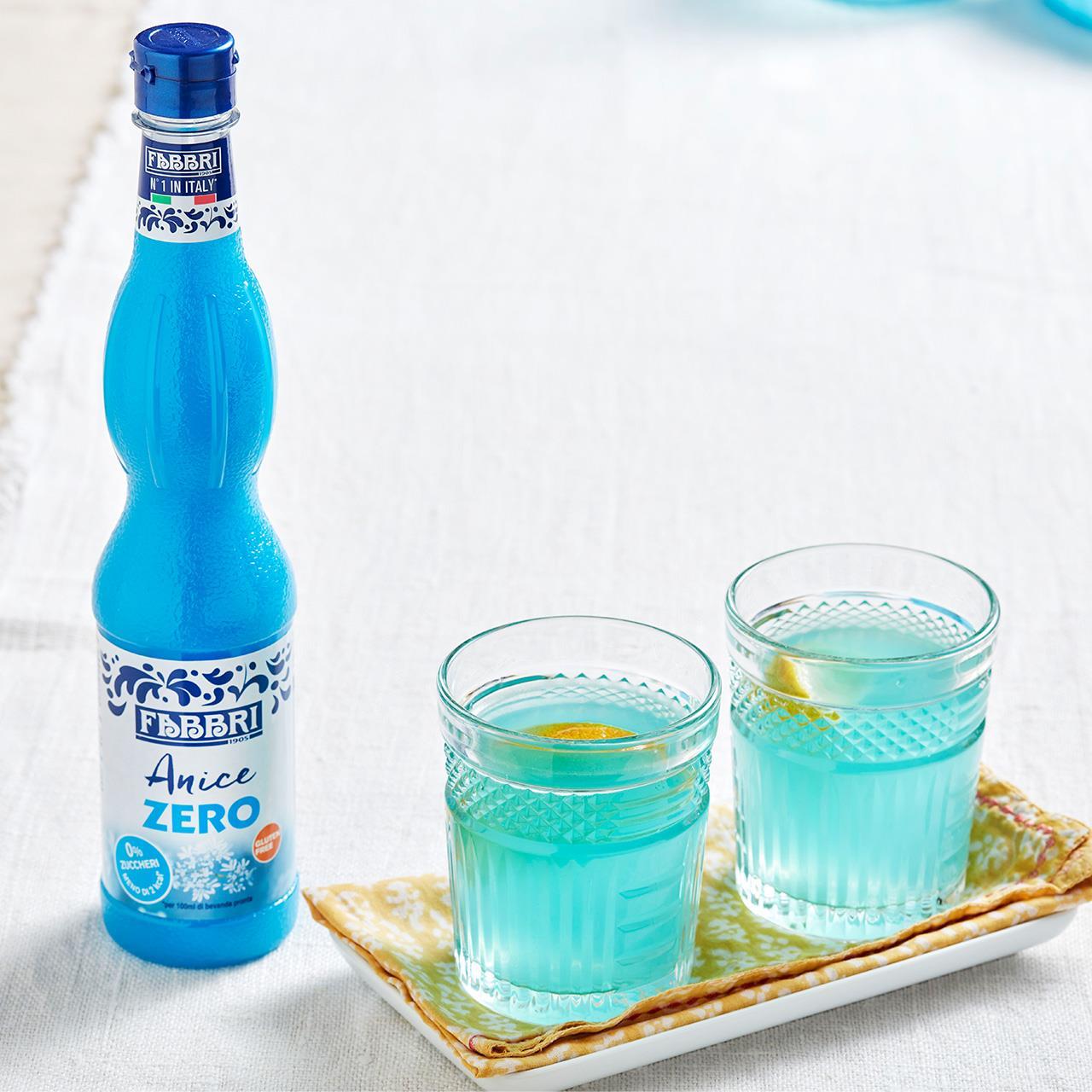 Blue Sinaloa cocktail con Anice ZERO Fabbri