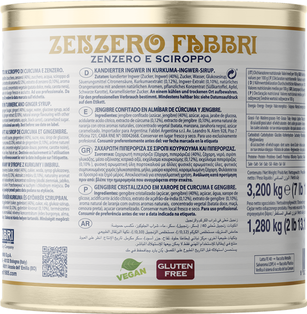 Zenzero Fabbri 3,2 kg