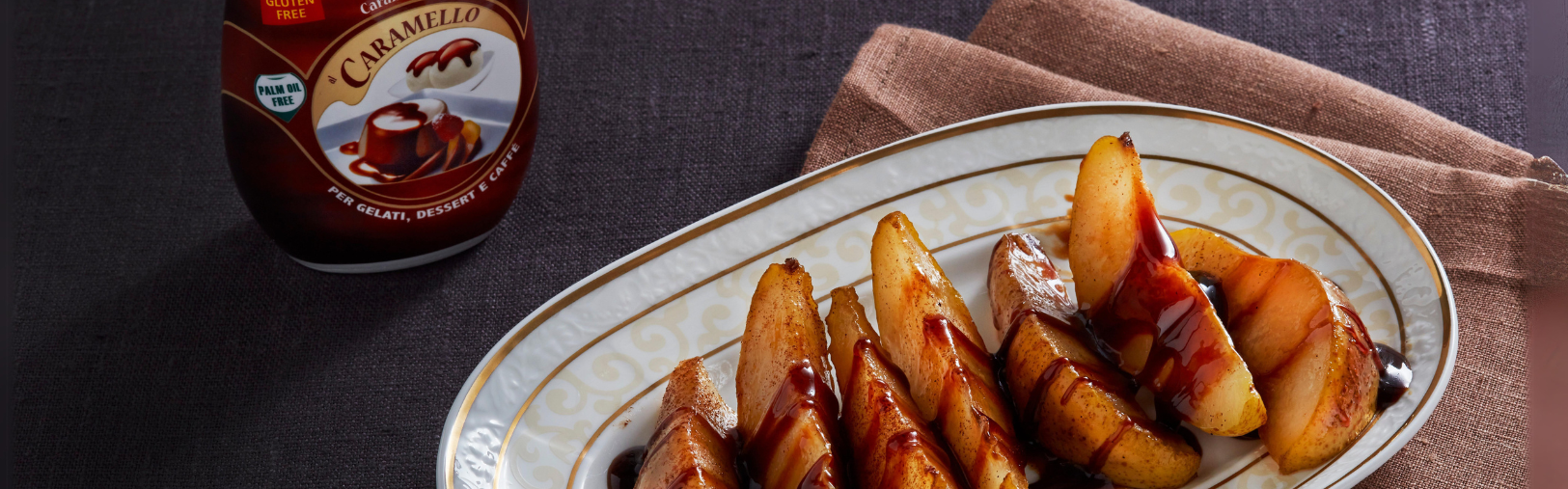 Topping Fabbri Caramello, per un fine pasto goloso e dolcemente deciso!