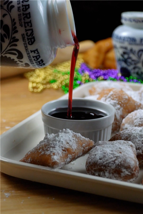 Beignets di carnevale all'Amarena Fabbri