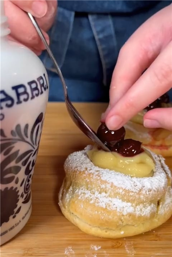 Zeppole al forno senza lattosio