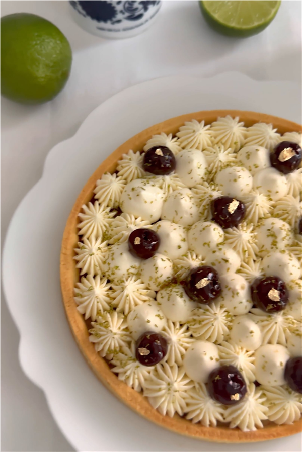 Torta al lime e Sciroppo Amarena Fabbri ZERO