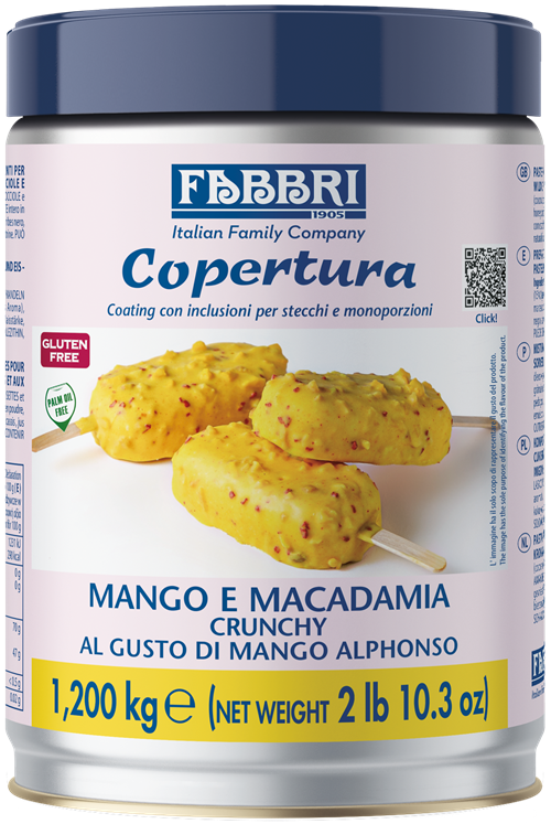 Copertura Stecchi Mango e Macadamia Crunchy