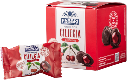 Praline con Ciliegia al liquore