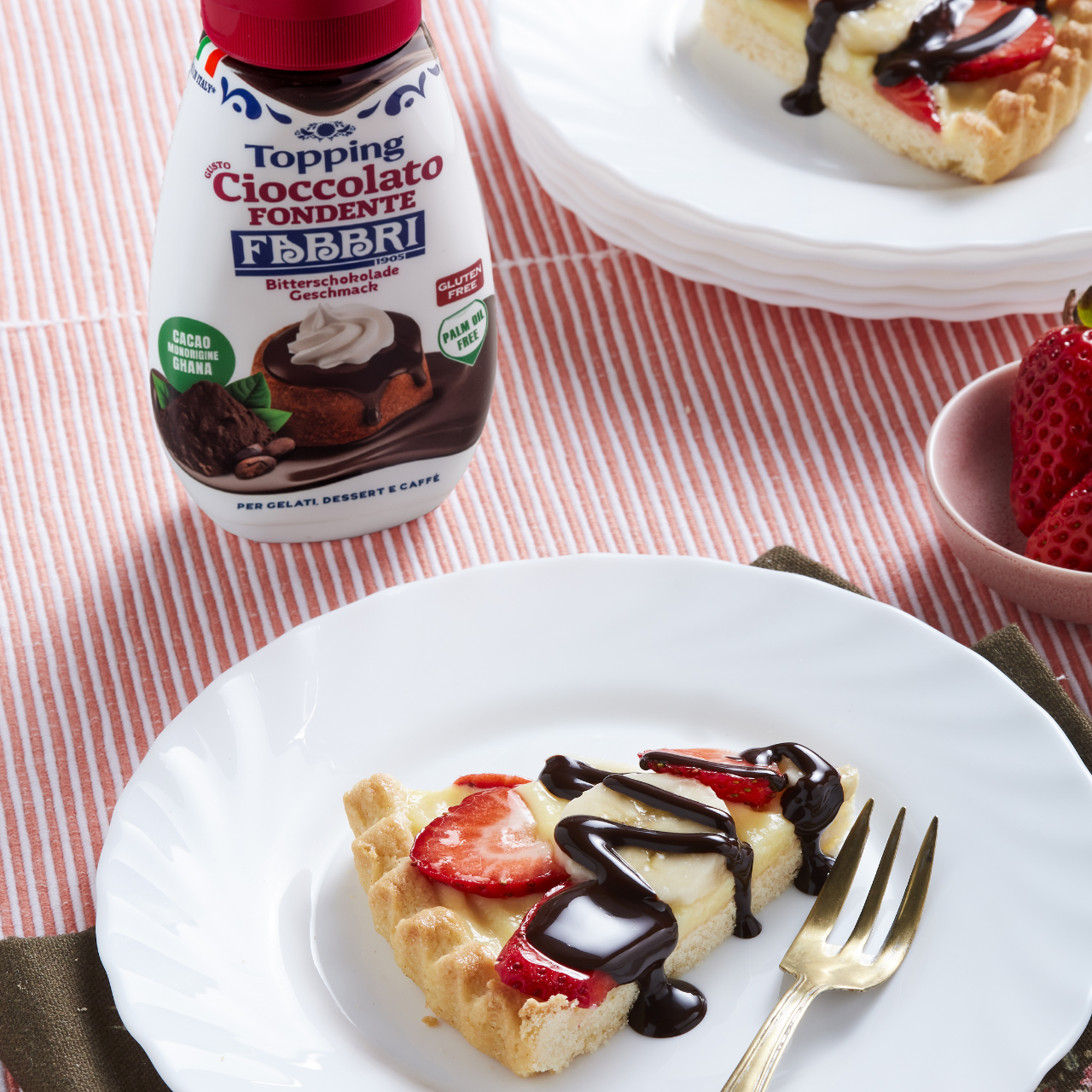 Crostata alla frutta con Top Choco Fondente Fabbri