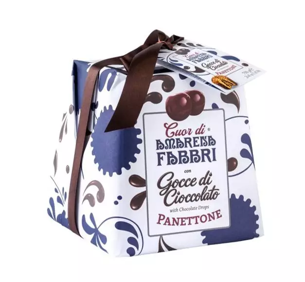 Panettone con gocce di cioccolato